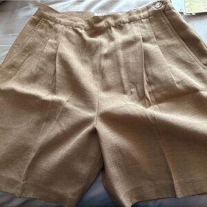 Women's Beige Shorts by Hanasport California Size 14 NWT